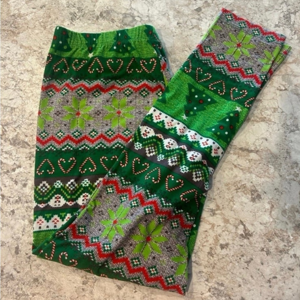 No boundaries Holiday Leggings Large
